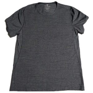 Mack Weldon Performance T Shirt Mens Large‎ Gray Stretch Athletic Casual Tee
